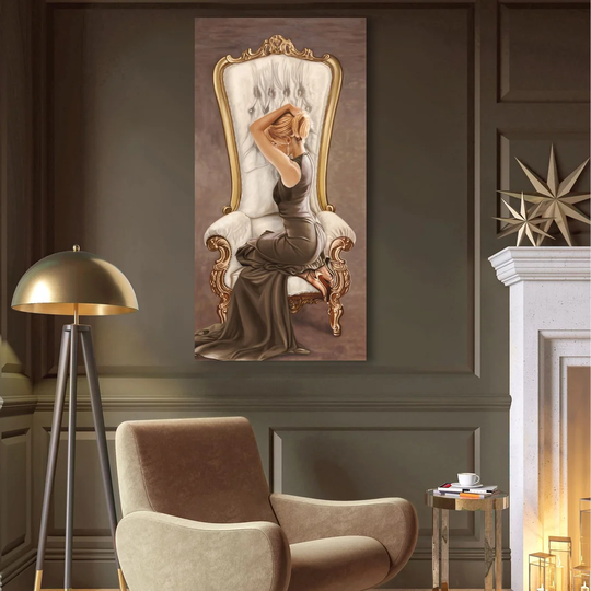 Beautiful Queen II by Pierre Benson - Wrapped Canvas Graphic Art Print