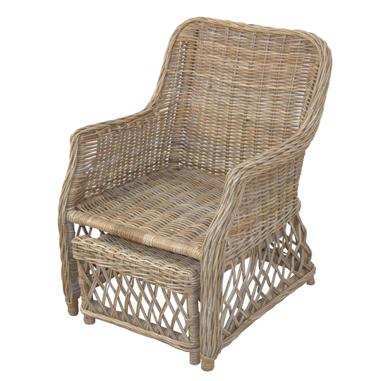 Leighton Armchair and Footstool
