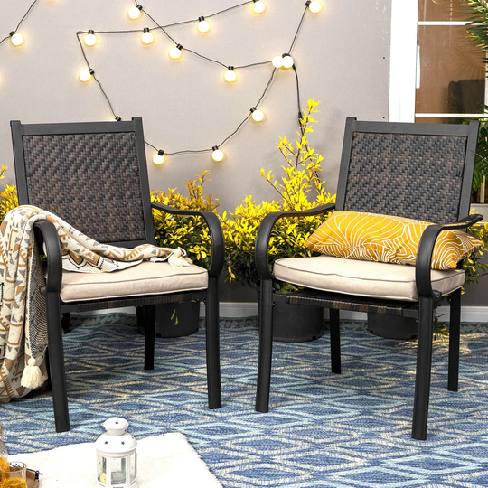 Leigh Patio Dining Armchair with Cushion