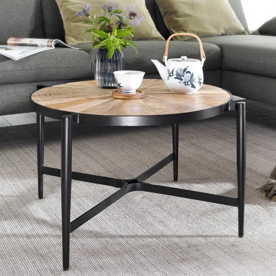 Borough Wharf Coffee Table Design round coffee table Wooden coffee table | Modern side table | Living room table