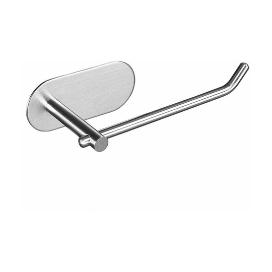 Toilet Roll Holder No Drilling Self Adhesive Paper Holder Stainless Steel Toilet Paper Holder, BR-Life