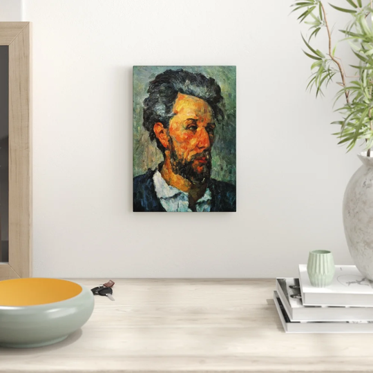 'Self Portrait' by Paul Cezanne Painting Print