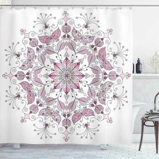 Benaiah Polyester Shower Curtain Set