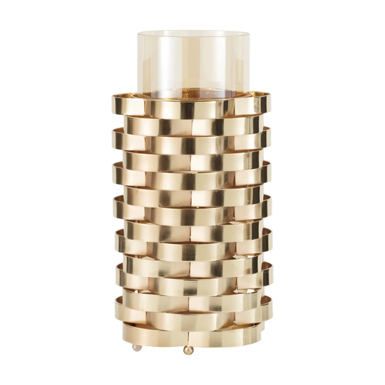 Metal/Glass Candlestick
