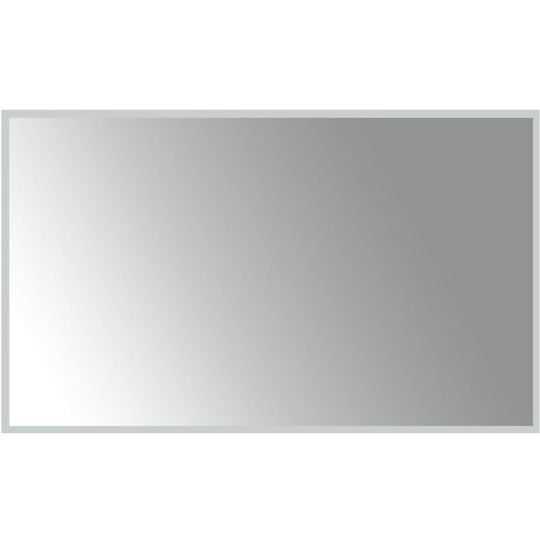 Led Bathroom Mirror 100x60 cm Vidaxl Transparent