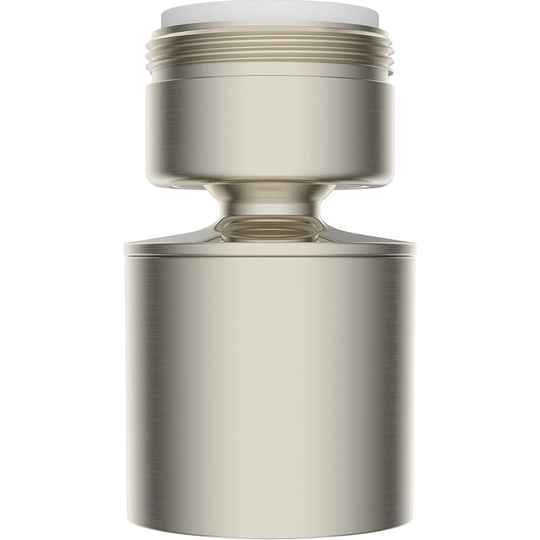 Dual Function Sink Aerator Faucet Aerator with 2 Water Flows - 24mm Male Thread - Brushed Nickel 360 Degree Rotation