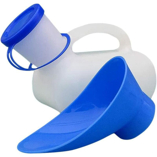Urinal Male and Female Unisex Urinal for Car 1000ML Portable Urinal Travel Reusable Urine Collector Bottle for Elderly Mobility