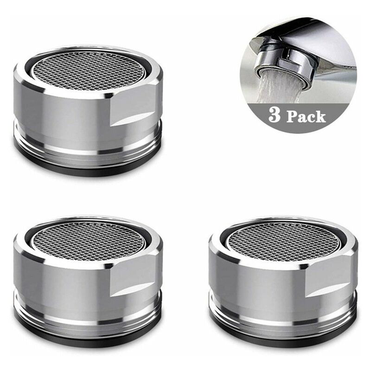 M24 Faucet Aerator, 3 Pieces Filter Faucet Accessories Diffuser Faucet Filter For Kitchen and Bathroom