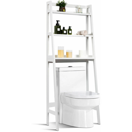 Over-The-Toilet Storage Cabinet 3-Tier Washing Machine Rack Display Organizer