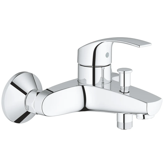 GROHE Eurosmart bath tap, automattic shower/bath diverter, GROHE SilkMove 33300002