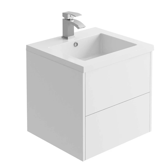 Aceves 492mm Wall Mount Vanity Unit