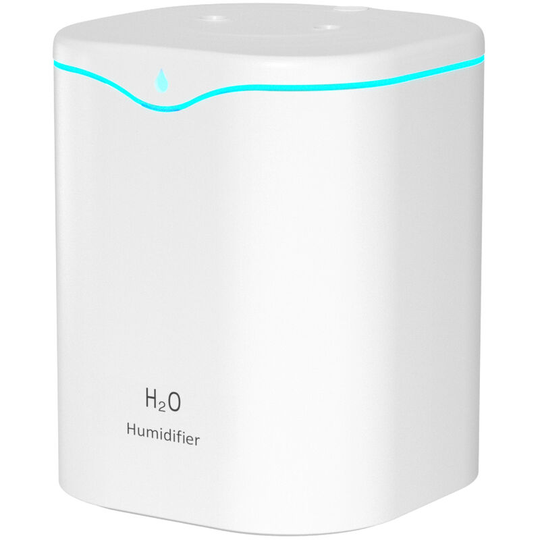 2L double spray humidifier, household large-capacity humidifier, white