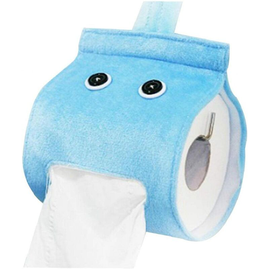 Roll hanger ring for towel holder container