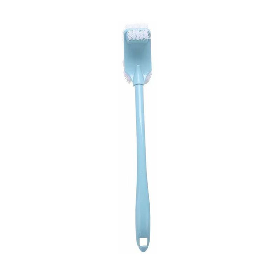 Toilet brush set with blue base