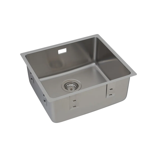 Built-in sink 1 basin stainless steel