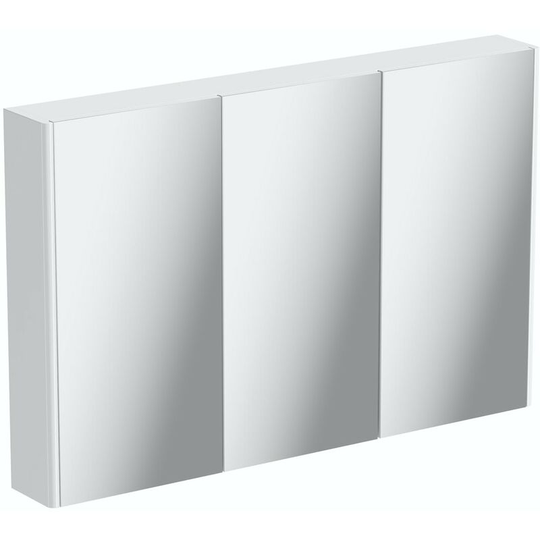 White mirror cabinet 650 x 1000mm - White - Mode
