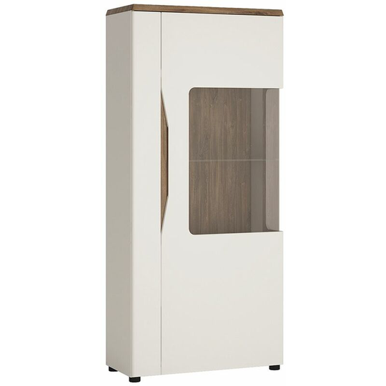 Delly 1 Door Low Display Cabinet (Rh) - White