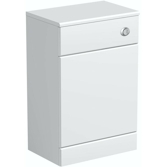 Eden white back to wall toilet unit 500mm - White - Orchard
