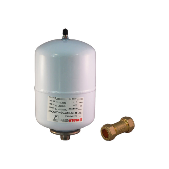 Ariston - Europrisma 2 Litre Water Heater Expansion Vessel & 15mm Check Valve Kit a Alternative
