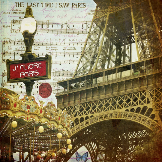 Eiffel Romance VI - Wrapped Canvas Art Print
