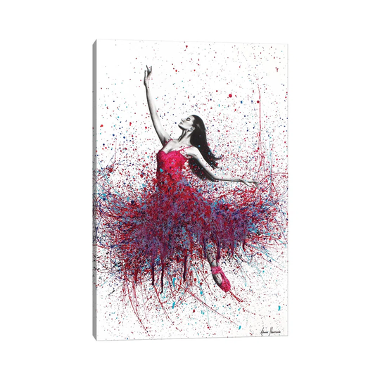 Strawberry Dancer by Ashvin Harrison - Wrapped Canvas Painting