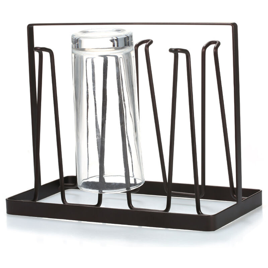 Cups Holder Cups Drain Rack with 6 Hooks Tea Cup Holder Mug Holder Countertop Cup Hanging Holder