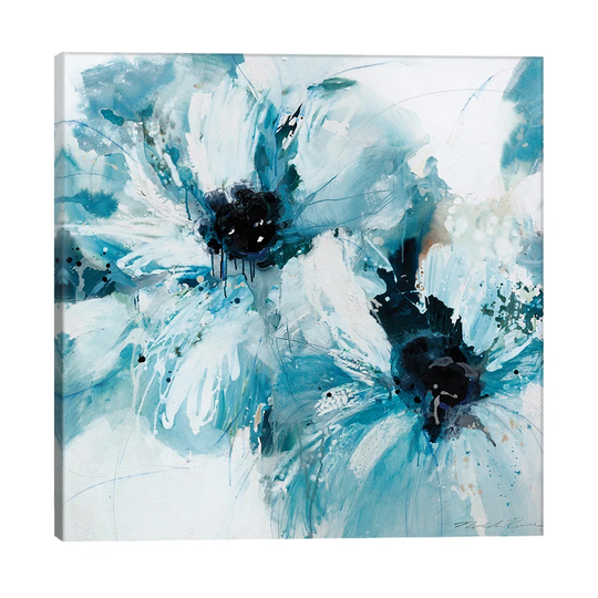 'Blue Crush I' by Pierre-Auguste Renoir - Wrapped Canvas Typography Print