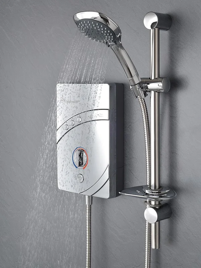 Inspiration QI Electric Shower with Slider Rail