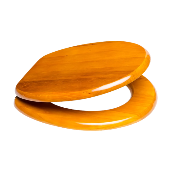 Wood Soft Close Elongated Toilet Seat
