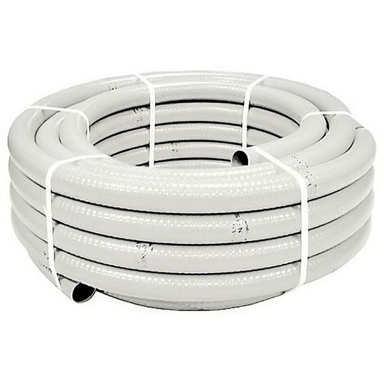 Pvc drain tube 20x16 white 25 meters