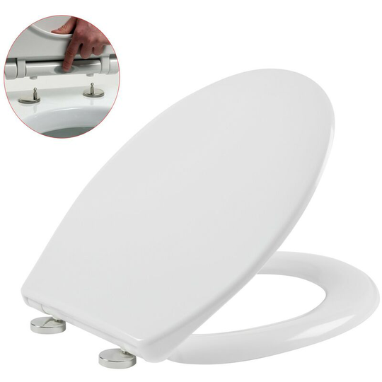 Roper Rhodes Universe Soft Close Toilet Seat - Top Fix Quick Release Easy Clean