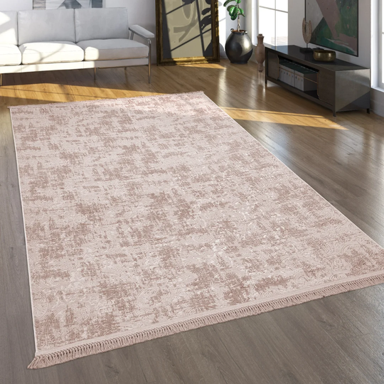 Greta Modern Oriental Power Loom Beige Rug