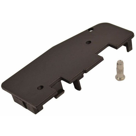 End Cap Low Rh Black for Hotpoint Cookers and Ovens