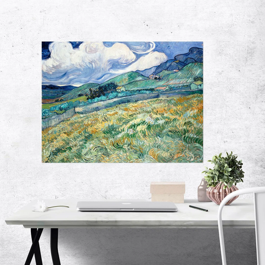 "Landscape From Saint-Remy" By Vincent Van Gogh