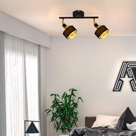 Fairmont Park Black Ceiling Spotlight