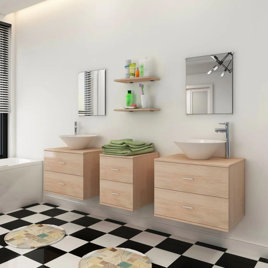 Iliza 7 Piece 420mm Bathroom Furniture Suite