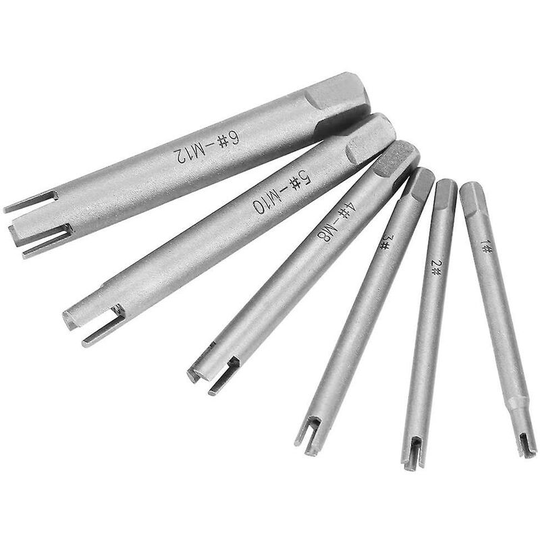 Perlerare - Tap Extractor - Broken Head Tap Extractor Steel Tap Extractor Set (6 Set)