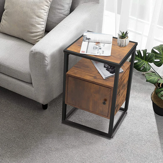 Saegertown 1 Drawer Bedside Table