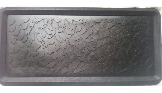 Leaves Print Rubber Boot Tray