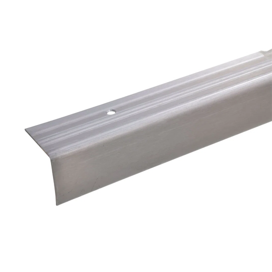 Abiella Metal 1 cm Thick x 4 cm Wide x 100 cm Length Stair Nose in Stainless Steel