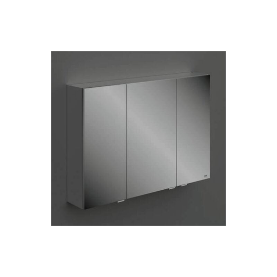 Joy 3 Door Wall Hung Mirror Cabinet - 1000mm Wide - JOYMC10003 - Chrome - RAK