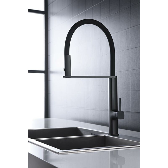 Matte Black Minorca Kitchen Faucet [GCE019/NG] (IMEX-GCE019/NG)