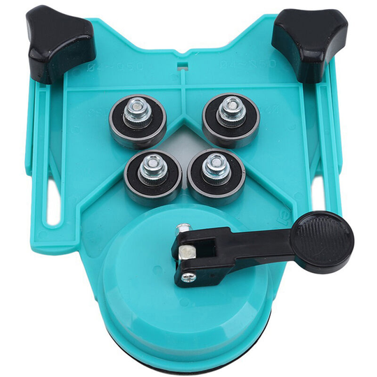 Adjustable Hole Saw Centering Locator Suction Holder Drill Bit Hole Saw Guide Jig Fixture Adjustable Drill Guide Hole Locator for Ceramic Tile Glass
