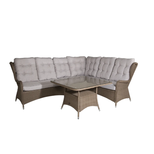 Demarcus 5 Seater Rattan Corner Sofa Set