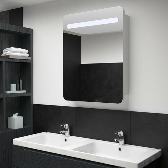 Led Bathroom Mirror Cabinet 60x11x80 cm VDTD25415 - Topdeal