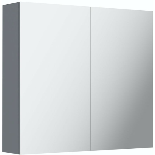 Adler grey mirror cabinet - Grey - Mode