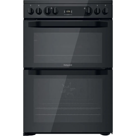 Hotpoint HDM67V92HCB/UK Electric Cooker - Black