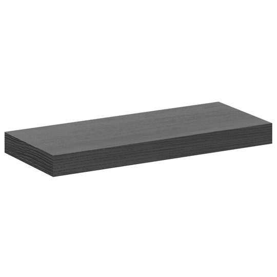 Napoli Nero Oak 30cm Floating Bathroom Shelf - Nero Oak