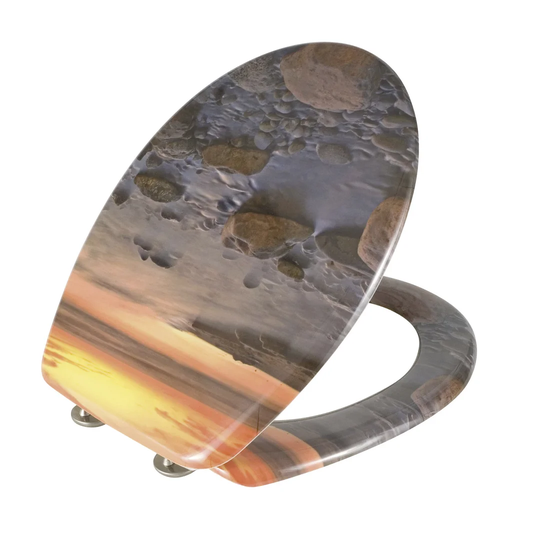 Aalayah Stone Shore Ayzia Elongated Toilet Seat