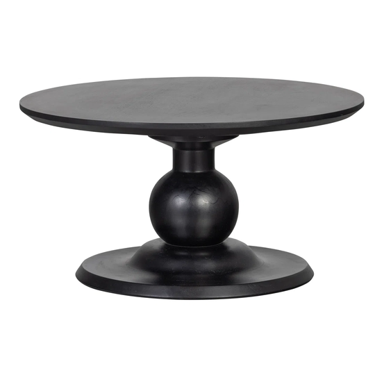Solid Wood Pedestal Coffee Table